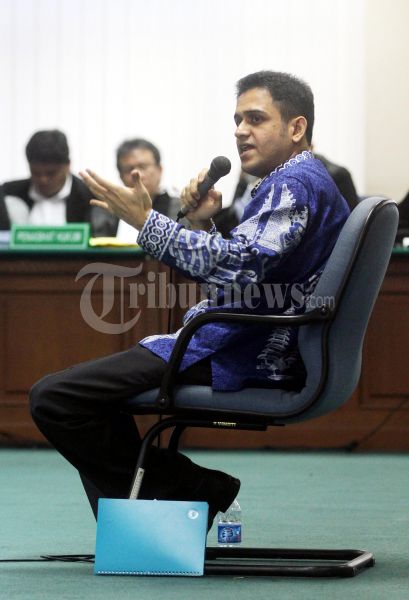 Sidang Pemeriksaan Terdakwa M Nazaruddin