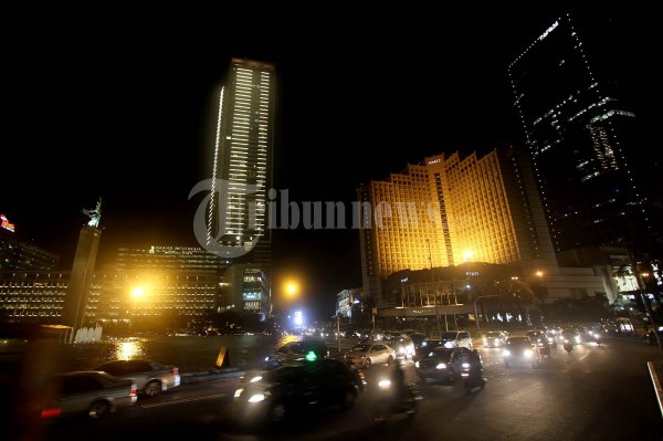 Kawasan HI Jelang Earth Hour