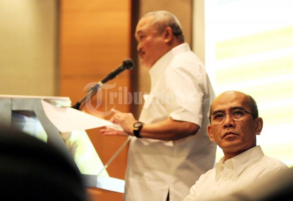 Cagub DKI Faisal Basri Dengarkan Pemaparan Alex Noerdin