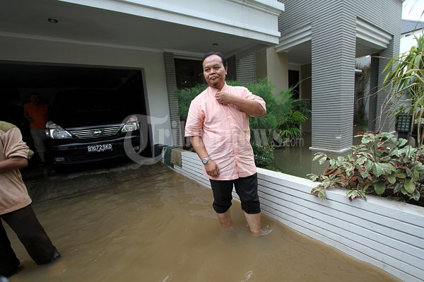 Rumah Hidayat Nur Wahid Terendam Banjir