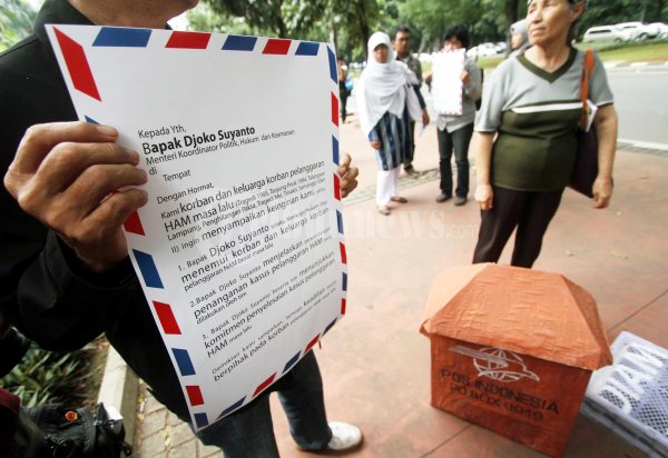 Korban HAM Surat Djoko Suyanto