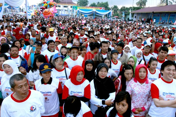 Jalan Sehat Tribun Lampung