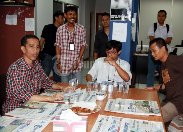 Jokowi Berdialog Dengan Redaksi TRIBUN