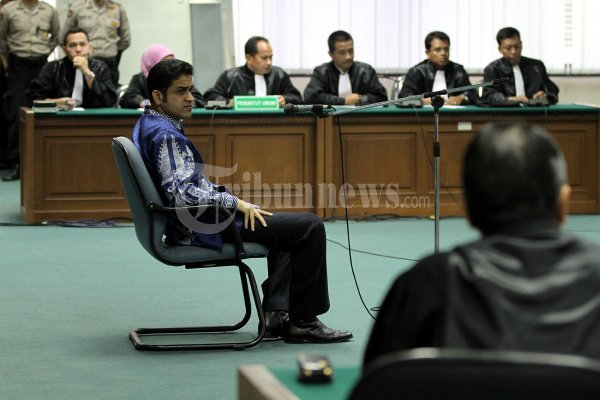 Nazaruddin Divonis Majelis Hakim Tipikor