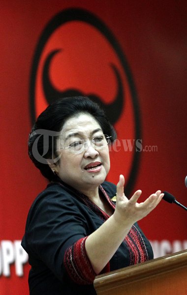 Megawati Soekarno Putri Berpidato