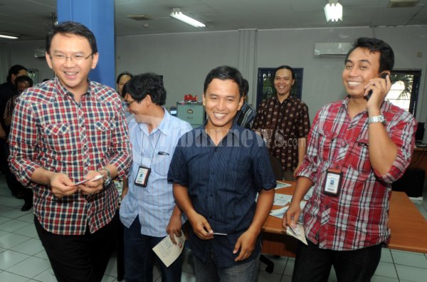 Ahok Keliling Dapur Redaksi Tribun