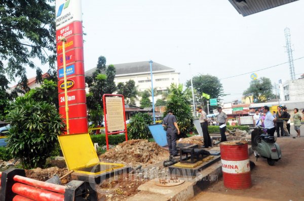 Kanit Reskrim Polrestro Jakarta Selatan Melihat Asal Ledakan SPB