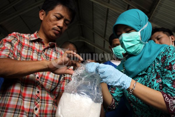 Pengecekan Barang Bukti Narkoba