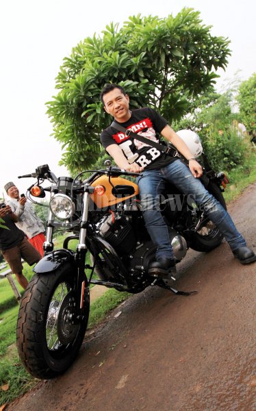Tunggangan Anang Harley Davidson seri The Sportster Forty Eight