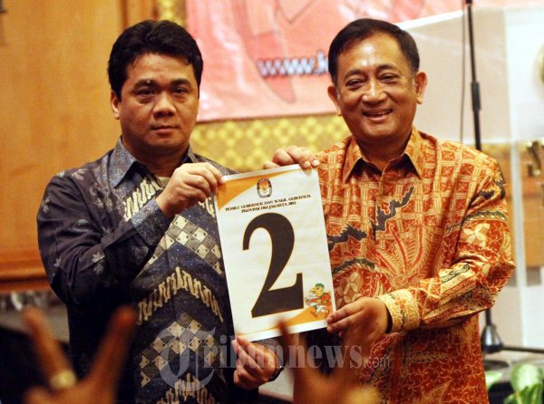 Hendarji Supanji dan Ahmad Riza Patria Nomer 2