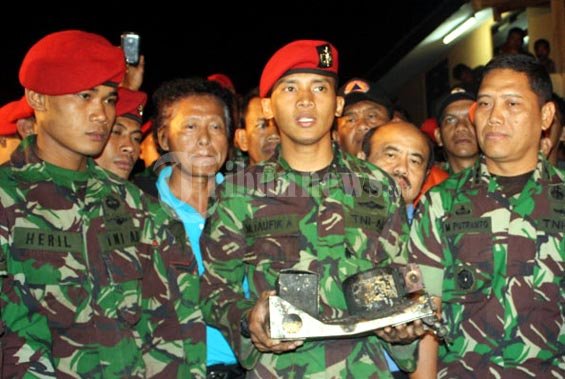 Kopassus Temukan BlackBox Sukhoi