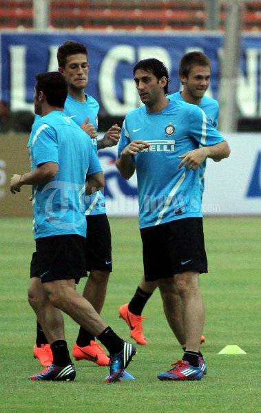 Penyerang Inter Milan Diego Milito