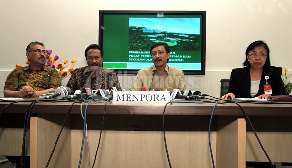 Menpora Konpers Hambalang