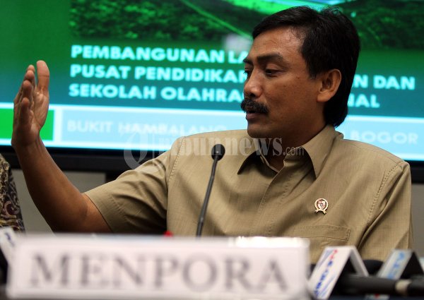 Menpora Konpers Hambalang