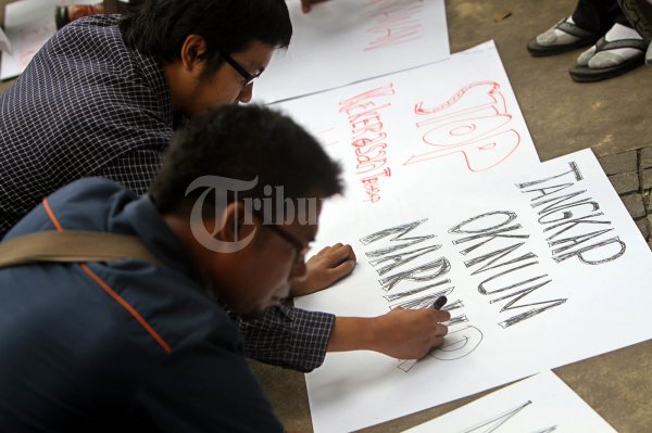 Protes Kekerasan Terhadap Wartawan