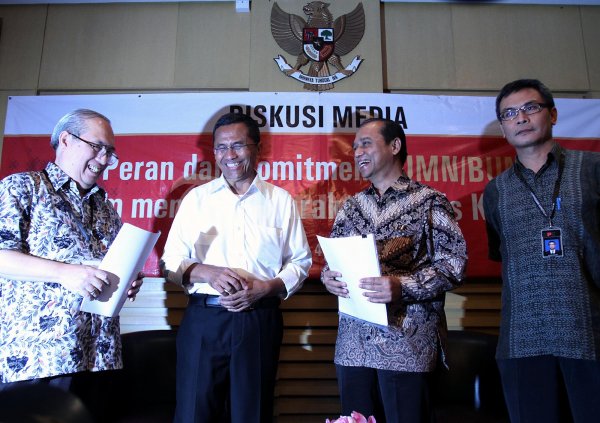 Diskusi Media Anatomi Korupsi di BUMN