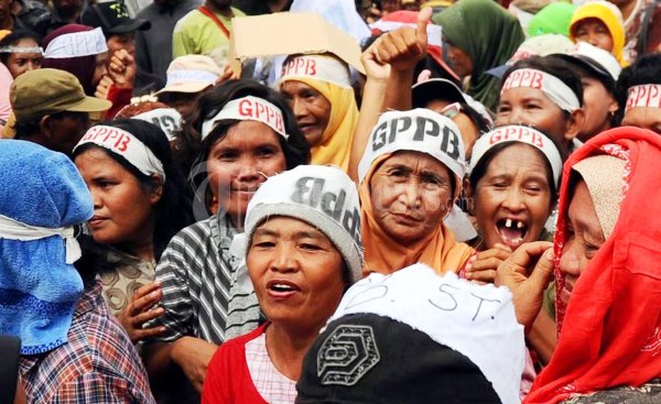 Tetap Semangat Ikuti Aksi Demo