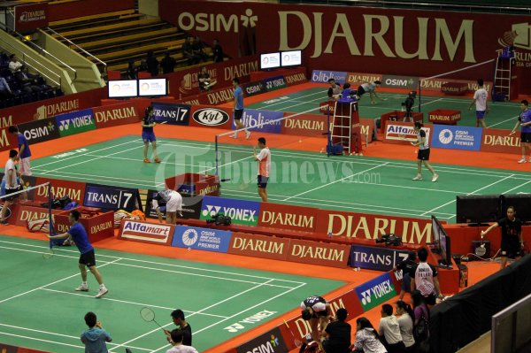 Latihan Jelang Indonesia Open 2012