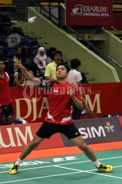 Latihan Jelang Indonesia Open 2012