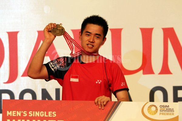 Simon Rebut Gelar Tunggal Putra Djarum Indonesia Open