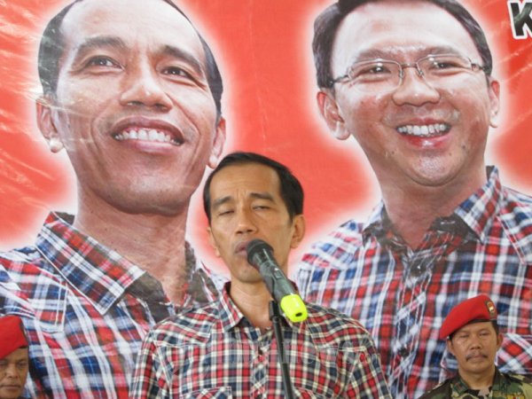 Jokowi Kampanye di Wisma Mayora