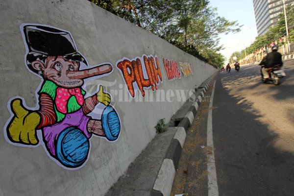 Mural Pilih Yang Jujur