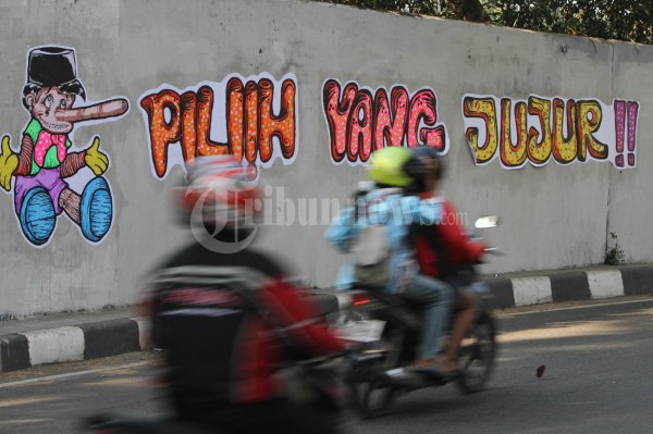 Mural Pilih Yang Jujur
