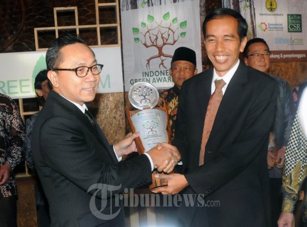 Jokowi Mendapat Penghargaan Green City 2012