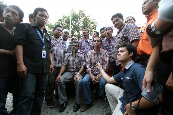 Jokowi Pantau Hasil Quickcount