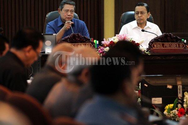 SBY Pimpin Sidang Kabinet Terbatas