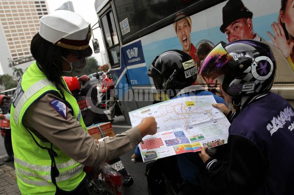 Polisi Bagikan Peta Mudik