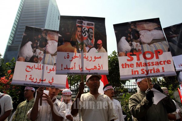 Aksi Hentikan Kekerasan Di Suriah