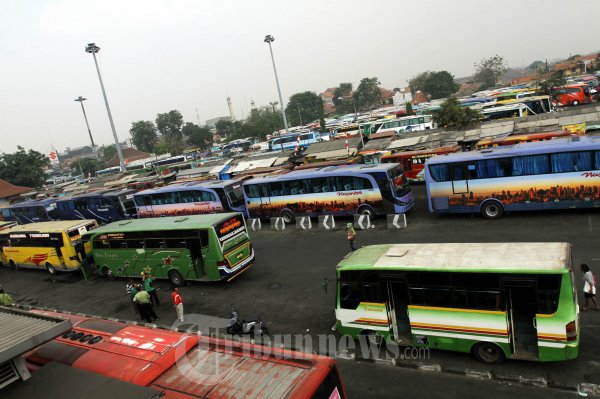 Peningkatan Arus Mudik Terminal Pulogadung