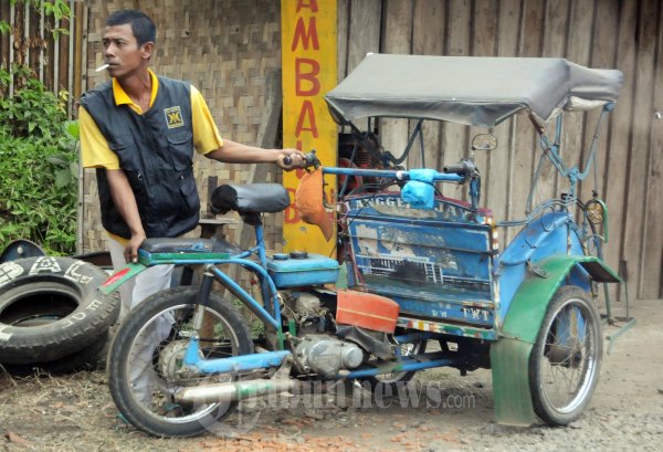 Becak Bermesin Semakin Marak