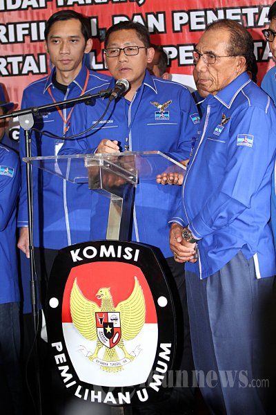 Konpers Pendaftaran Partai Demokrat ke KPU