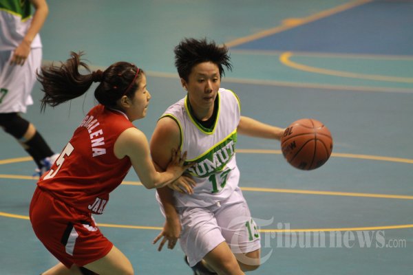 Tim Basket Putri DKI Jakarta vs Sumut