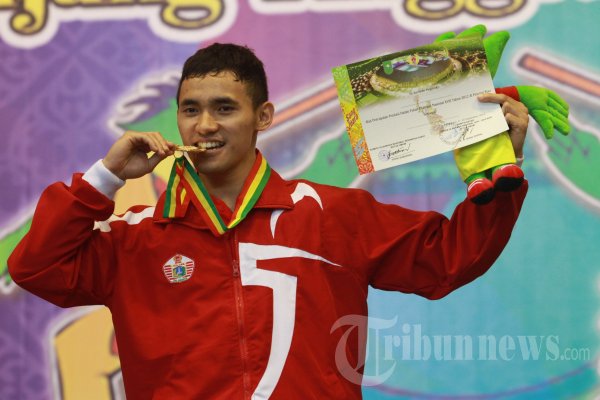 Juara Cabang Wushu PON XVIII Riau