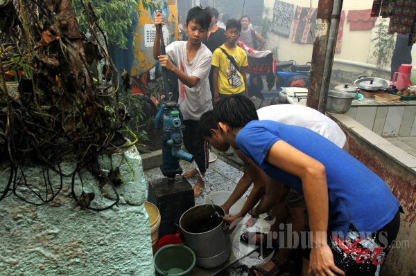 Foto Kebakaran Kali Pasir