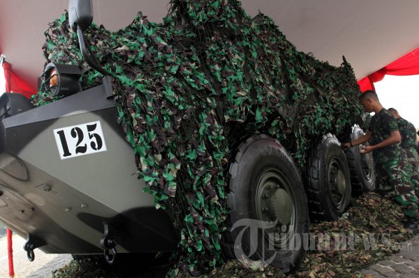 Persiapan Pameran Alutsista TNI AD
