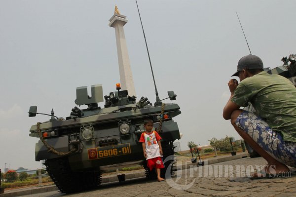 Persiapan Pameran Alutsista TNI AD