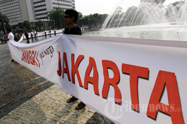 Aksi Simpati Panwaslu DKI Jakarta