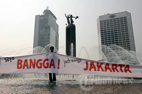 Aksi Simpati Panwaslu DKI Jakarta
