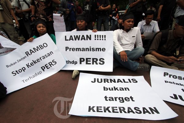 Jurnalis Tolak Kekerasan TNI