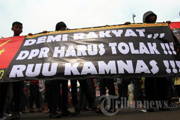 Unjuk Rasa Tolak RUU Kamnas