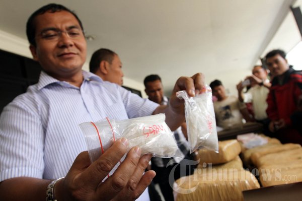 Polres Jakarta Pusat Rilis Narkoba