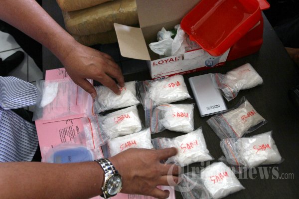 Polres Jakarta Pusat Rilis Narkoba