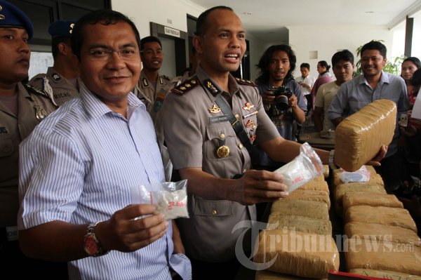 Polres Jakarta Pusat Rilis Narkoba