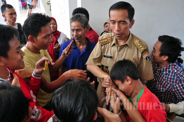 Jokowi Meninjau Pasar