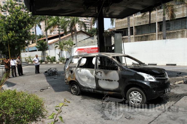 Periksa SPBU Terbakar