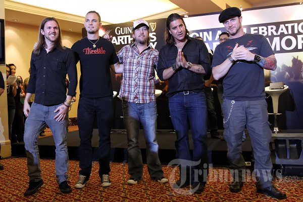 CREED Jelang Konser di Gandaria City